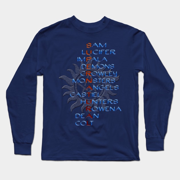 SUPERNATURAL Long Sleeve T-Shirt by GreatSeries